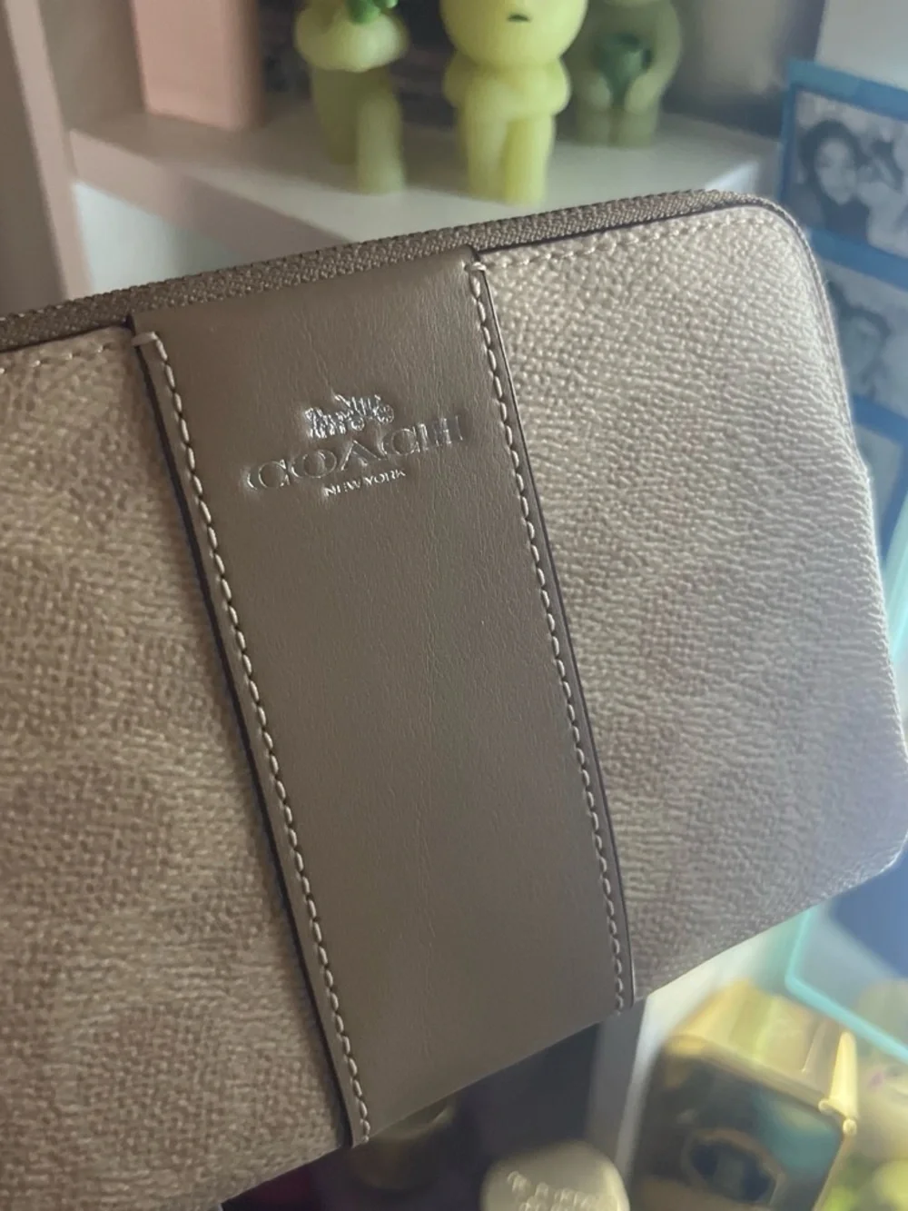 Coach brown leather